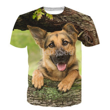 Load image into Gallery viewer, 3D Print Women Men German Shepherd Dog Cute Dogs Tshirt
