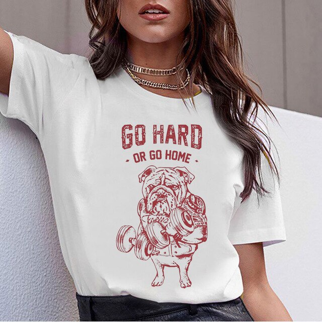 New Female France Bulldog Dachshund T Shirt