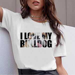 New Female France Bulldog Dachshund T Shirt