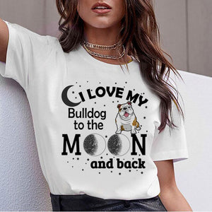 New Female France Bulldog Dachshund T Shirt